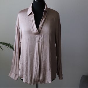 NWT Lush Long Sleeve Blouse